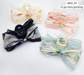 Fancy Hair Clip (12 Piece Packet)